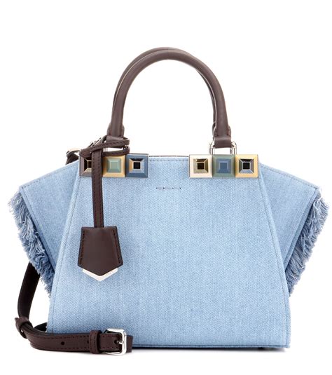 fendi mini clear bag|fendi denim bags.